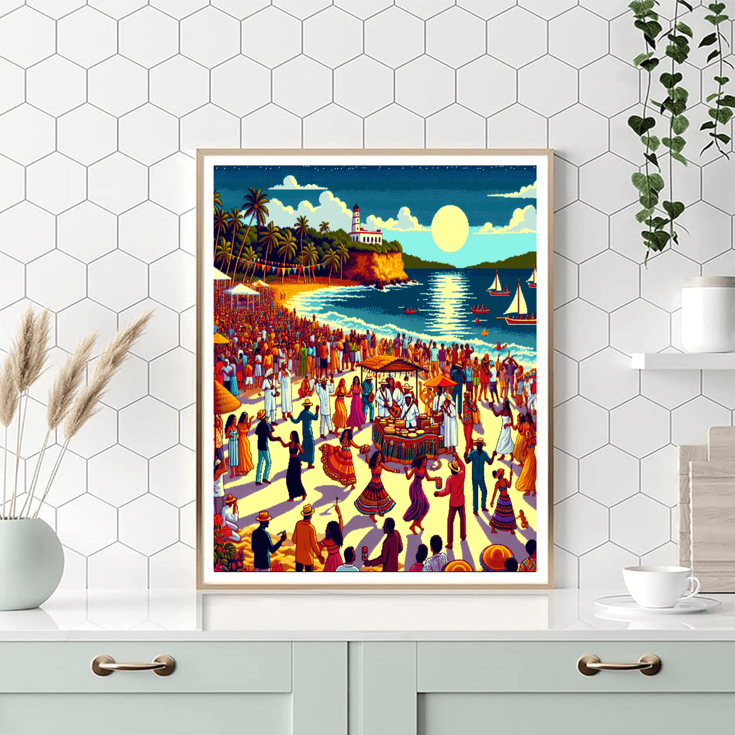 Día De San Juan - Puerto Rico Paint By Number