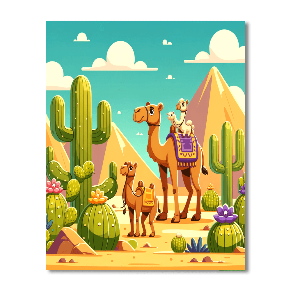 Desert Adventure Paint By Color