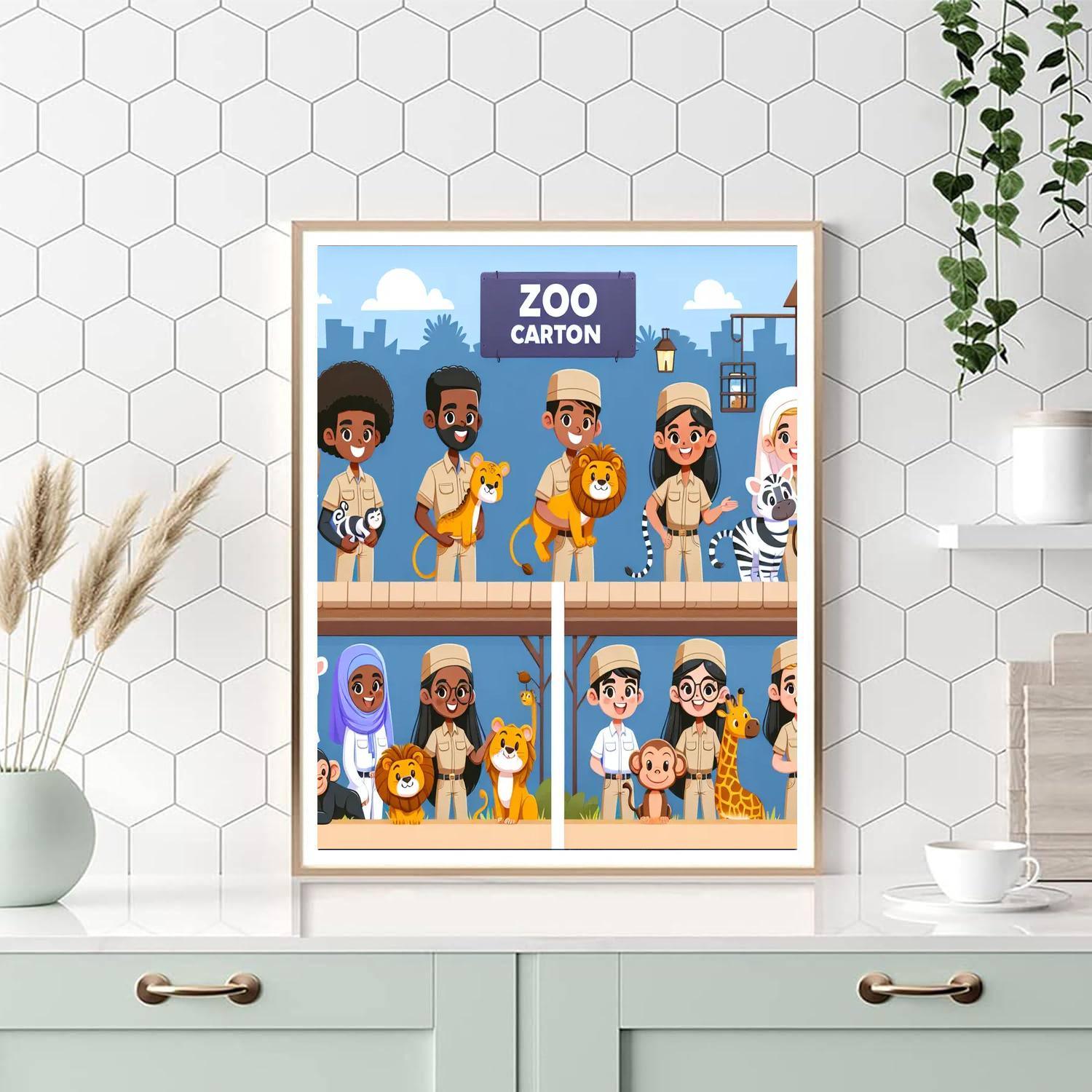 Zany Zookeepers Painting By Numbers Kit