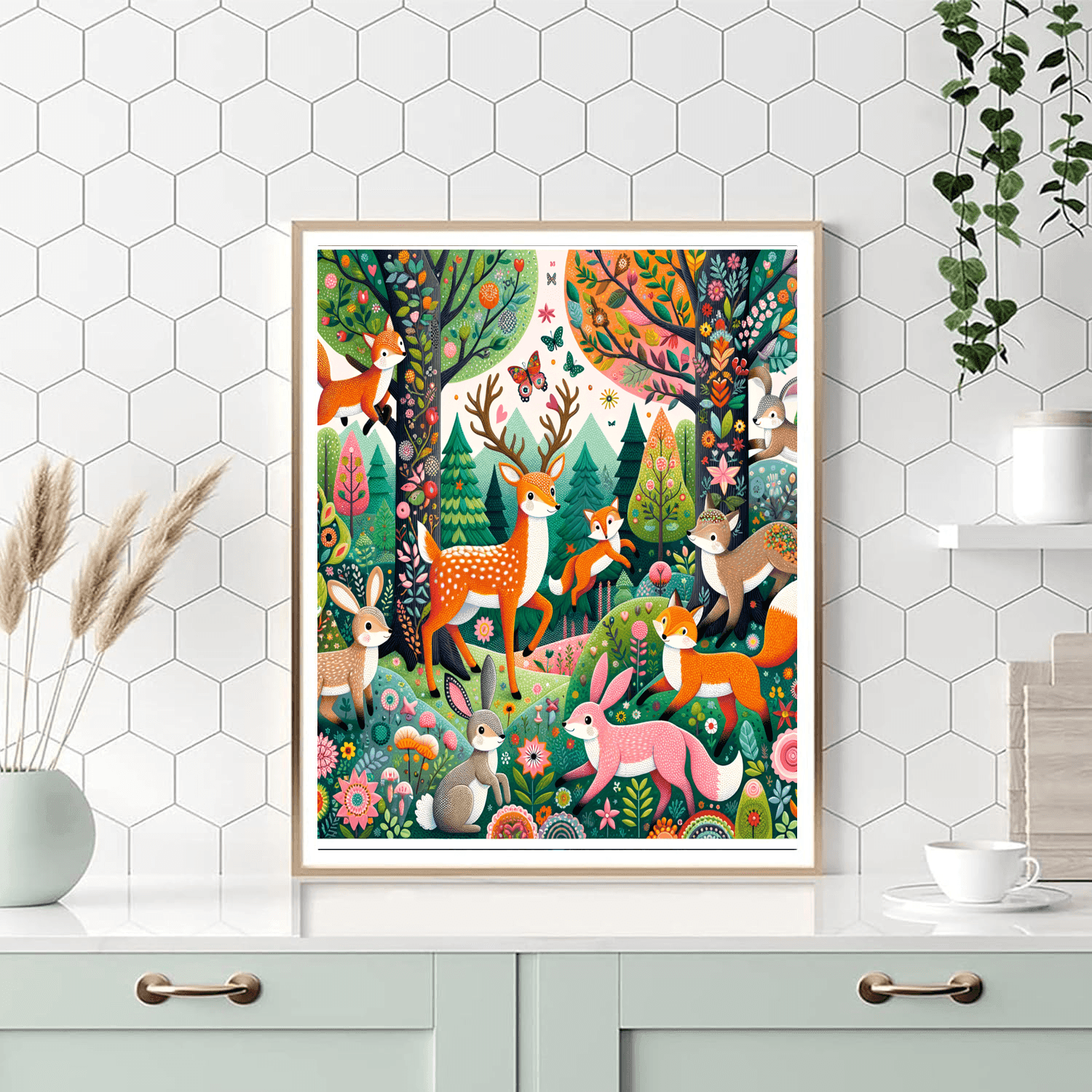 Cheerful Woodland Adventure Paint By Number