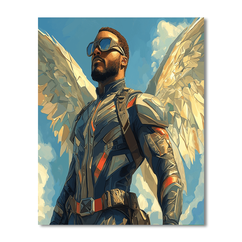 Anthony Mackie: The Fearless Falcon Of Transformation Paint By Number