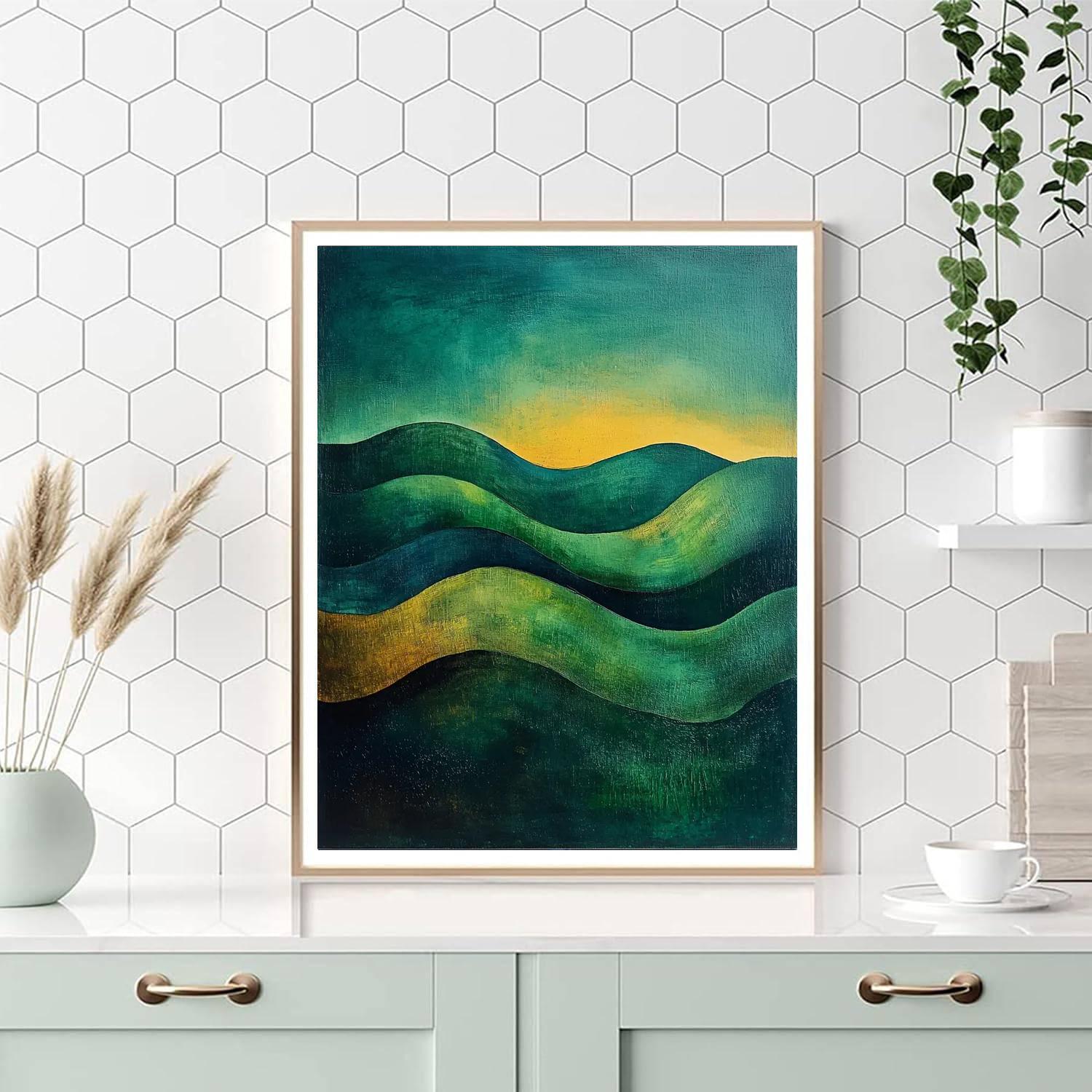 Nandalal Bose Inspired Embrace Of The Wilderness  Paint By Numbers