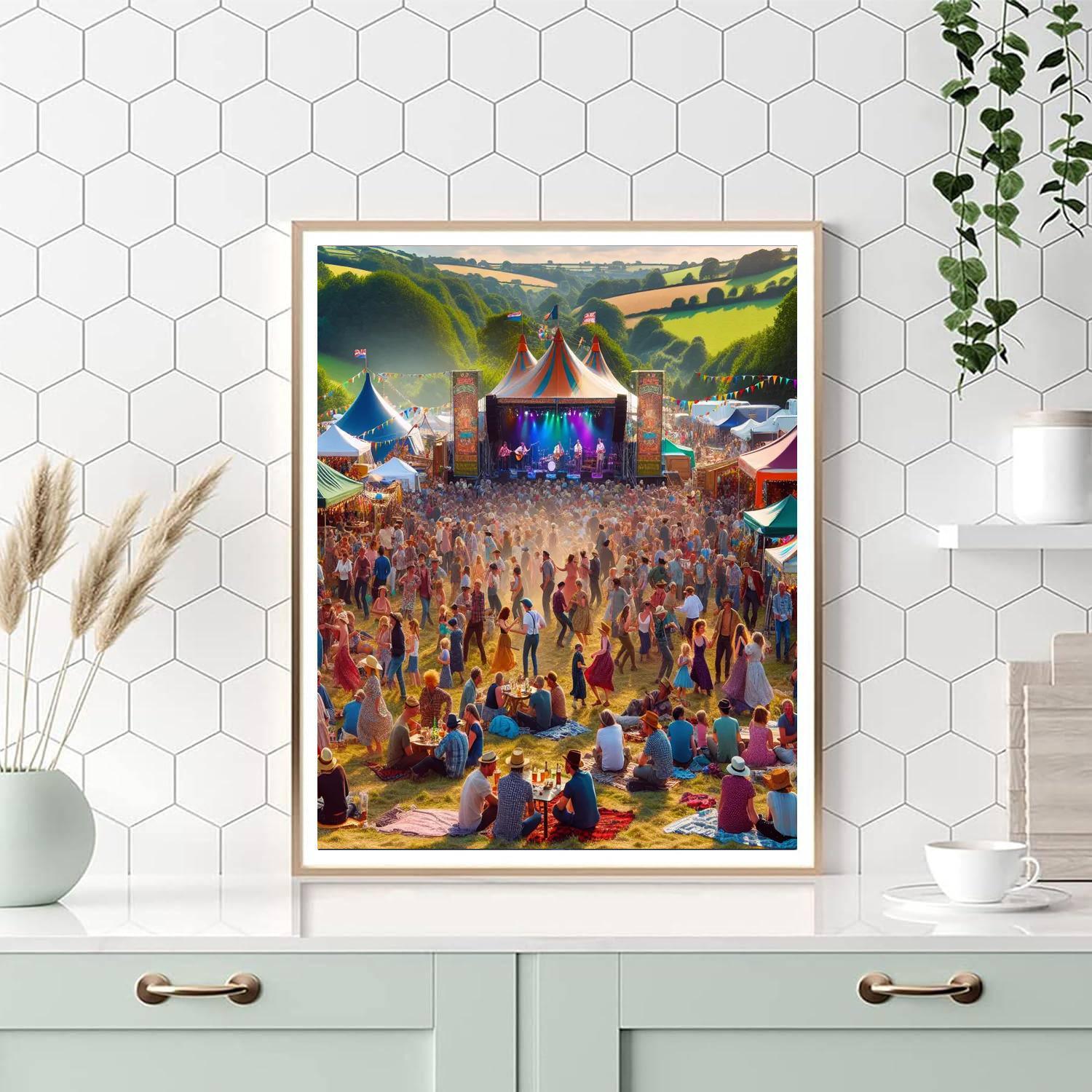 Rothbury Music Festival - Australia Painting Number Kit