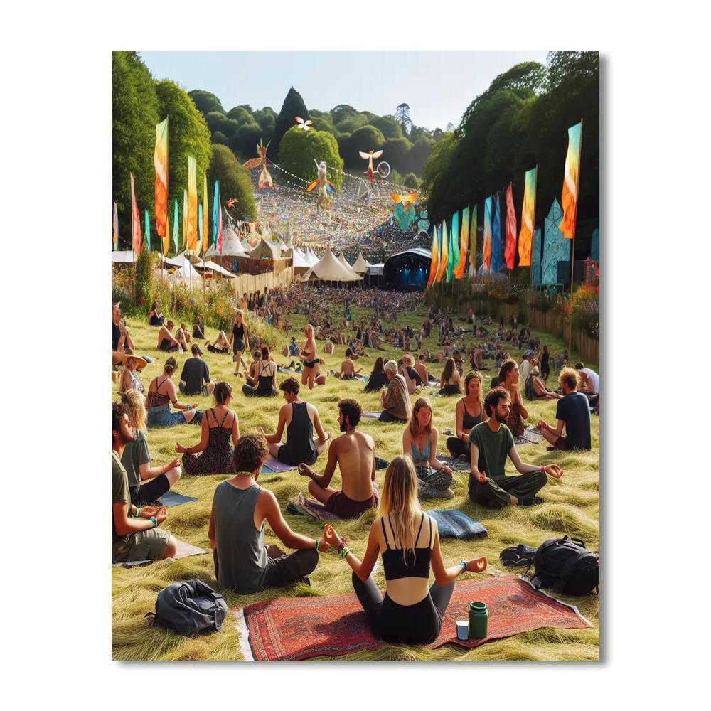 The Big Chill Festival Paint By Color