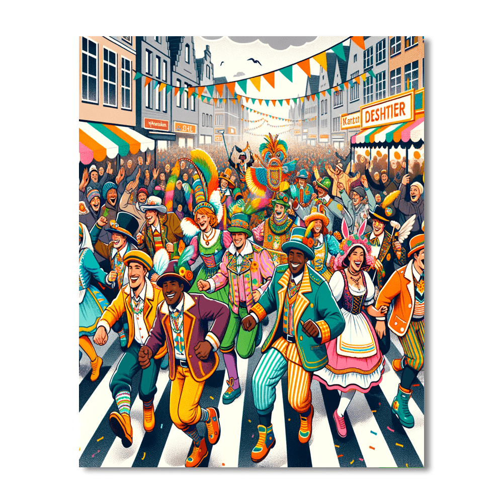 Fasching - Germany Paint By Number