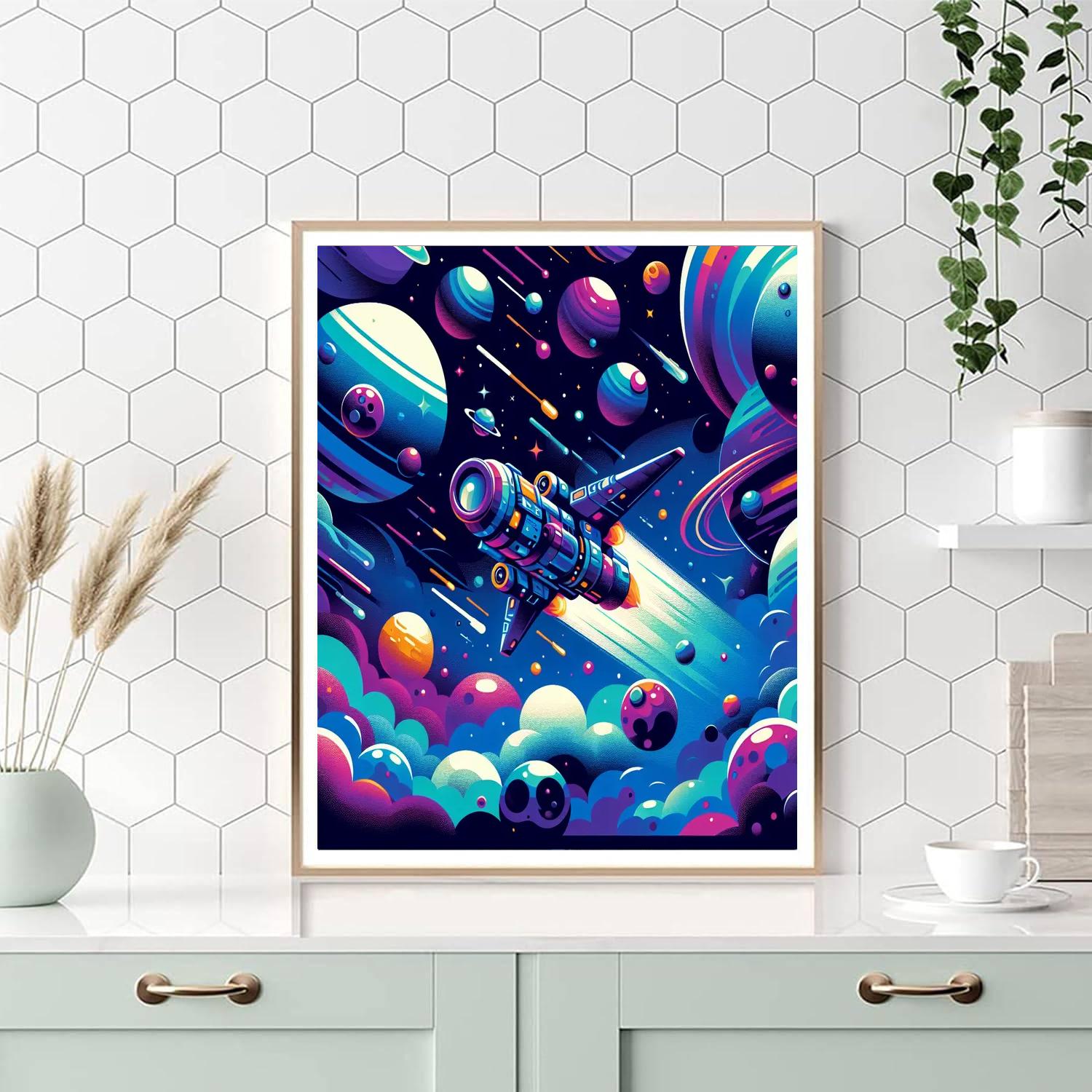 Galactic Mission Journey Numbered Painting Kits
