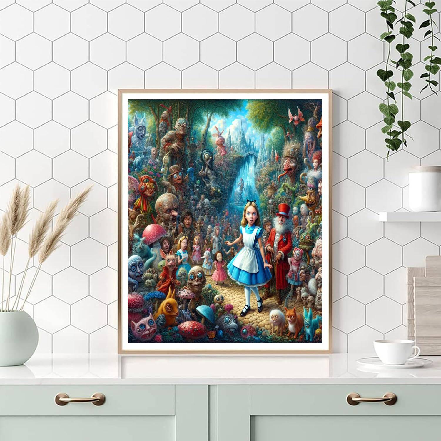 Alice's Curiosity Paint By Numbers Art