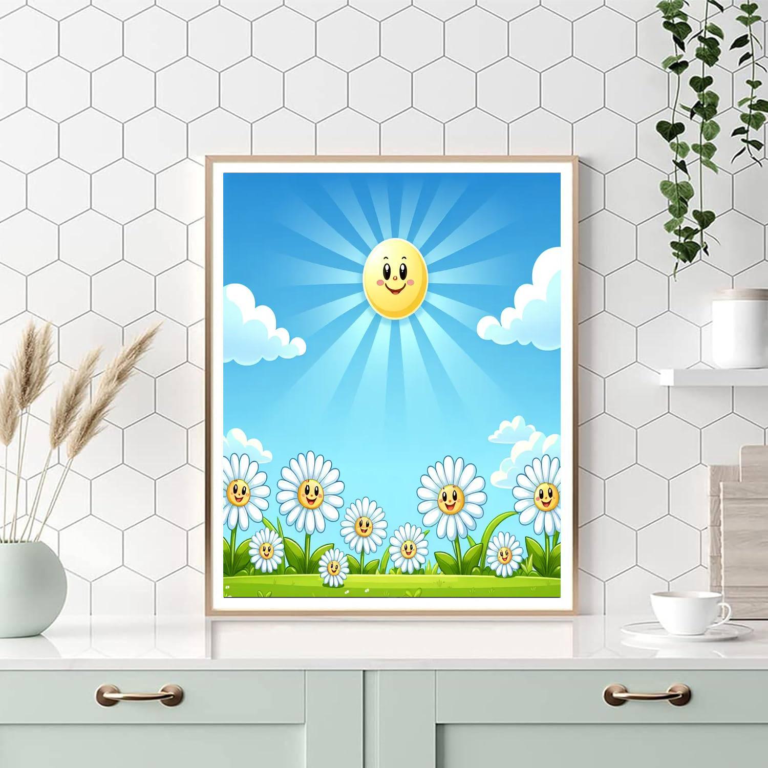 Sunny Day Daisies Numbered Painting Kits