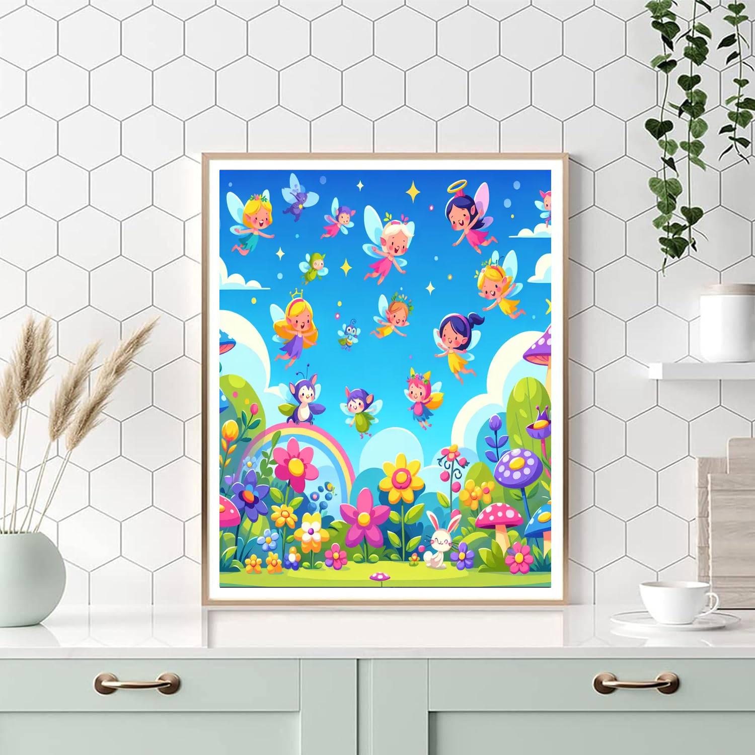 Exploring The Magical Garden Numbered Painting Kits
