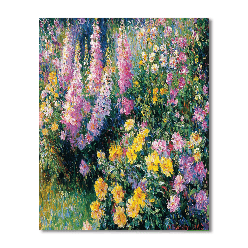 Claude Monet Inspired Floral Dance  Paint By Numbers