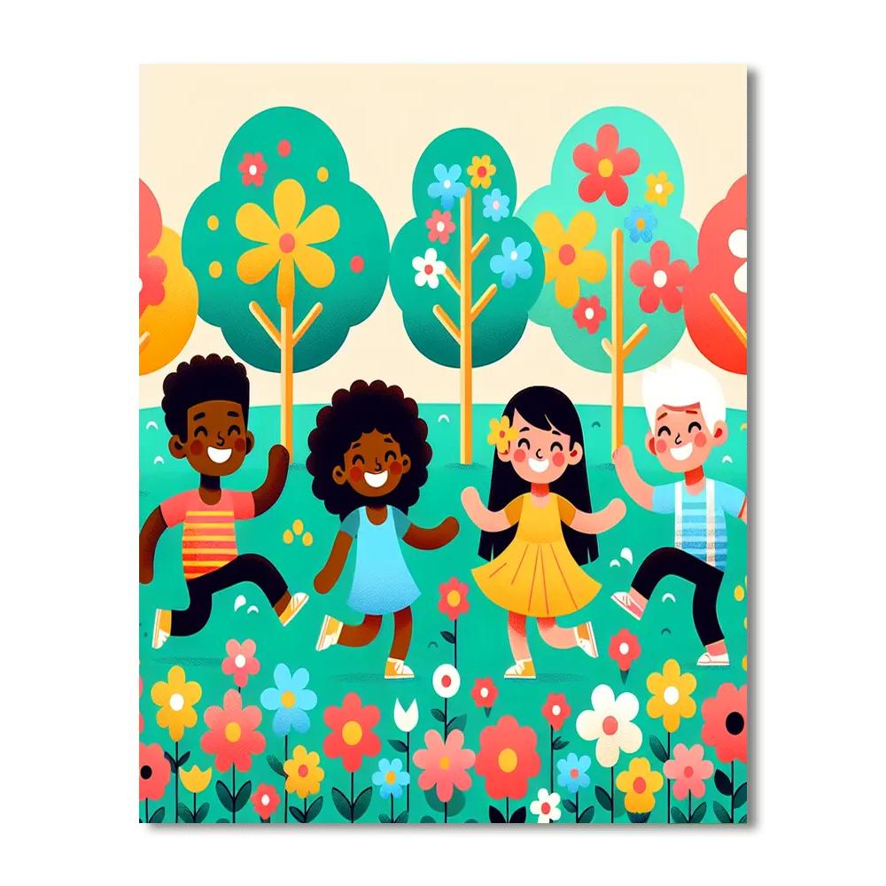 Gleeful Garden Celebration Paint By Numbers Kits