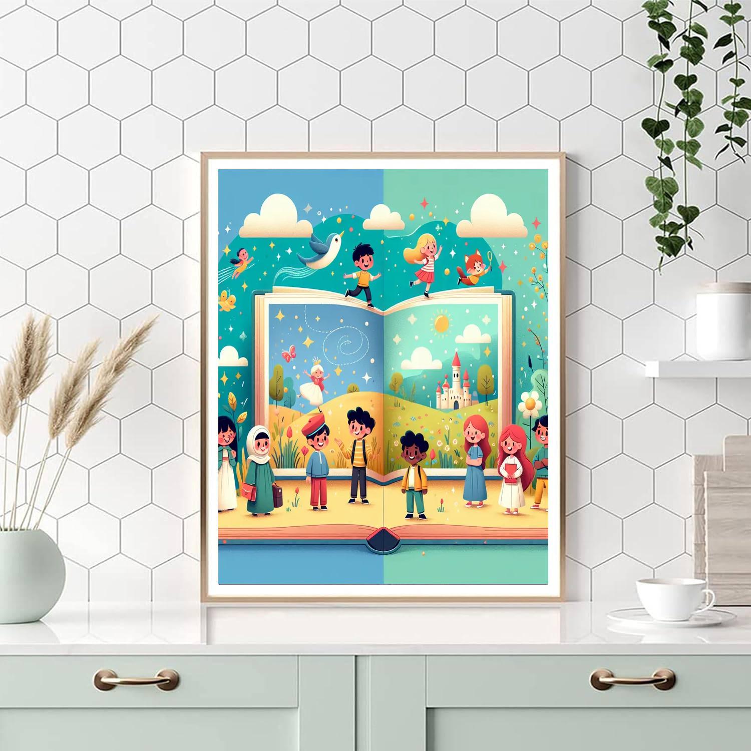 Magical Book Journey Number Painting