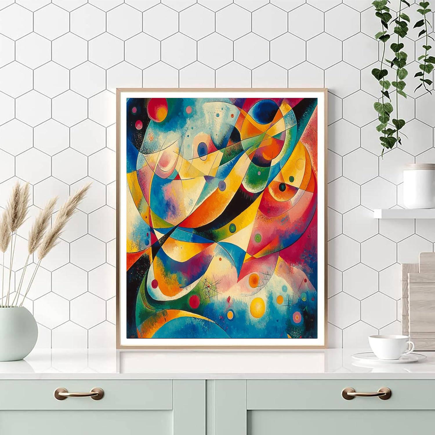 Wassily Kandinsky Inspired Dynamic Abstracts  Paint By Numbers Kits