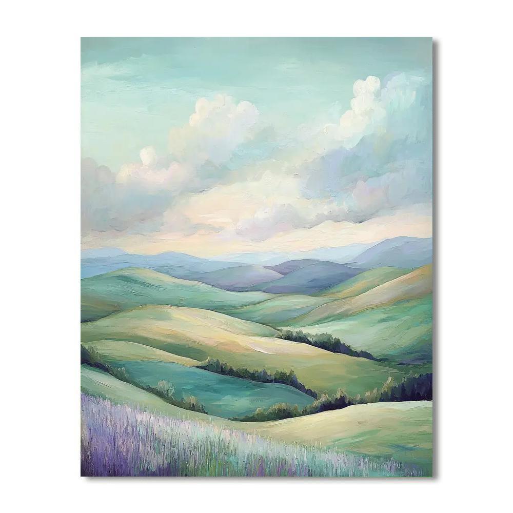 Paul Cézanne Inspired Ethereal Horizon  Painting By Numbers Kit