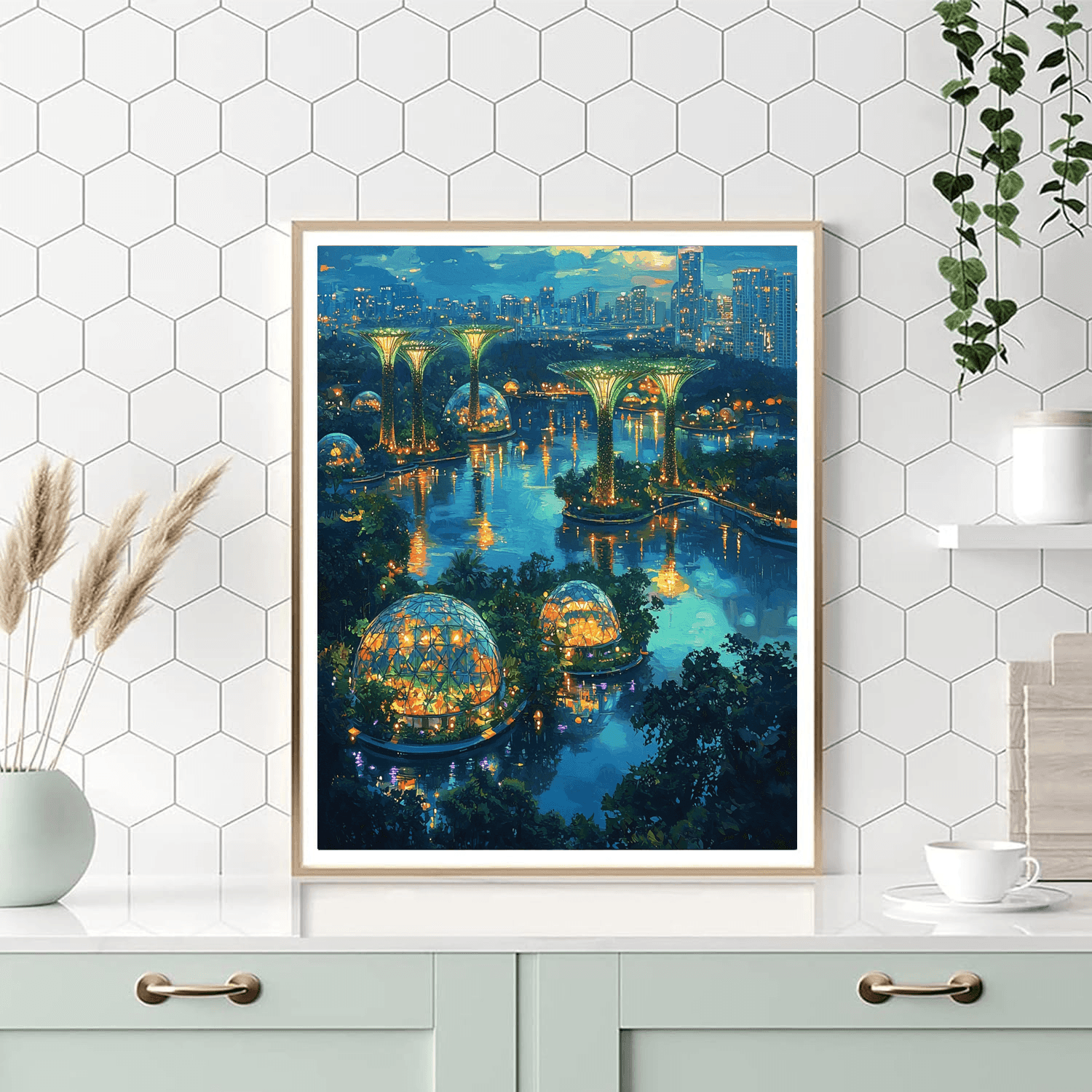 Garden By The Bay - Singapore Numbered Painting Kits