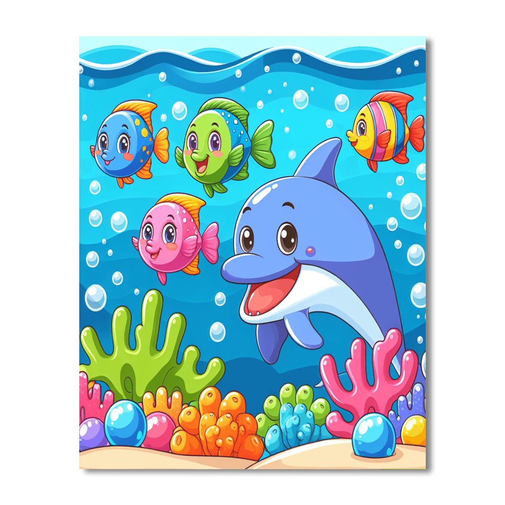 Vibrant Ocean Expedition Painting Number Kit