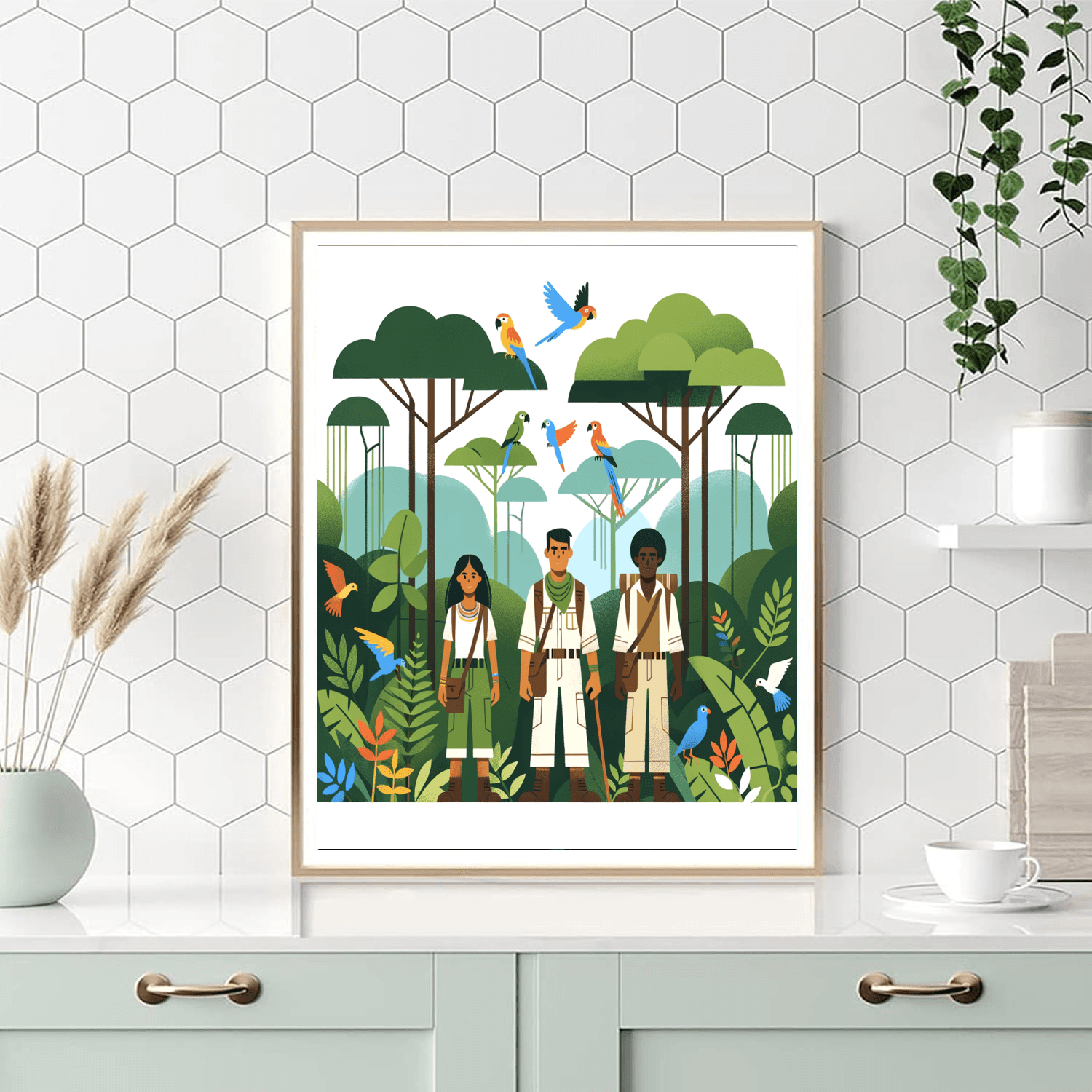 Tropical Rainforest Expedition Paint By Numbers