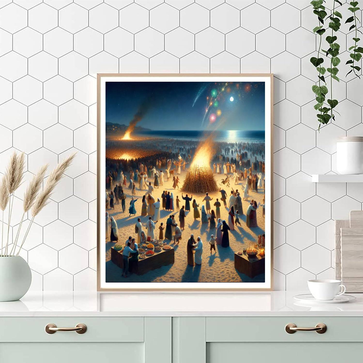 Sant Joan Festival - Barcelona Paint By Numbers