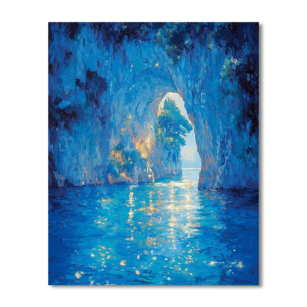 The Blue Grotto - Capri Paint By Numbers