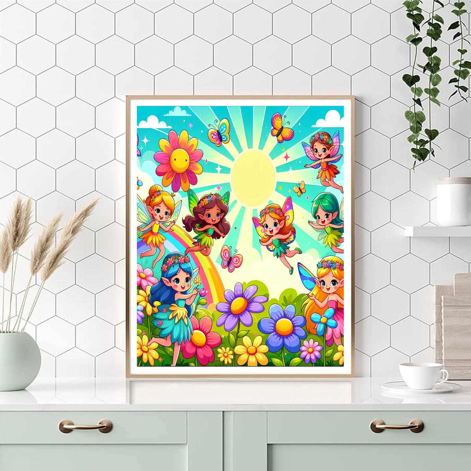 Fabulous Fairy Dance DIY Paint By Numbers