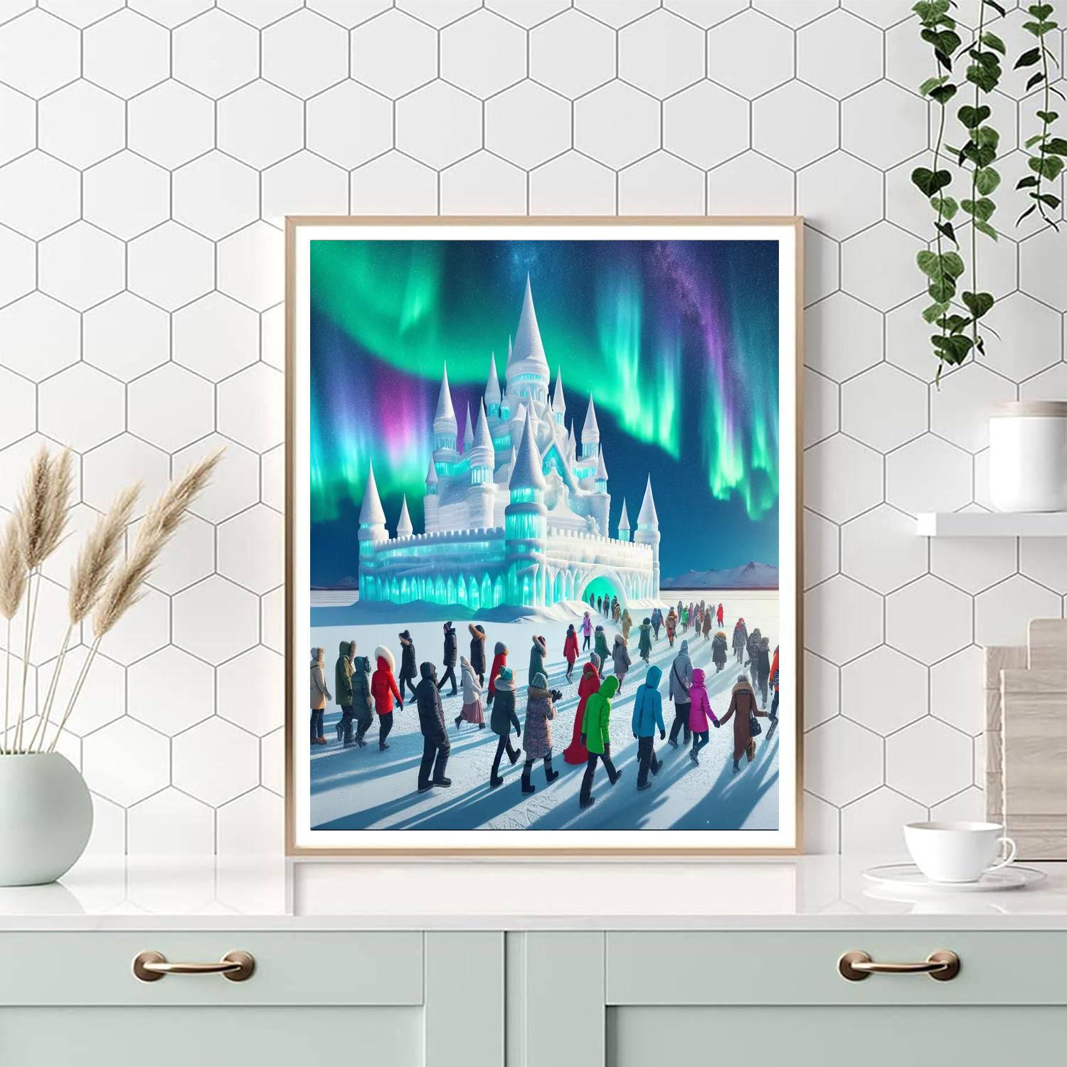 Snowking Winter Festival - Canada Painting Number Kit