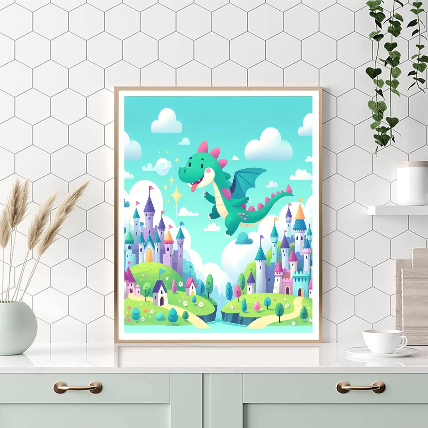 Dragon's Magical Realm Paint By Numbers Kits