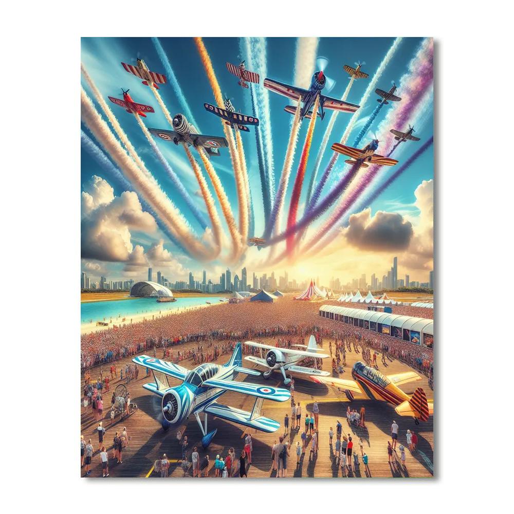 Oshkosh Airshow - Usa Paint By Numbers Kits
