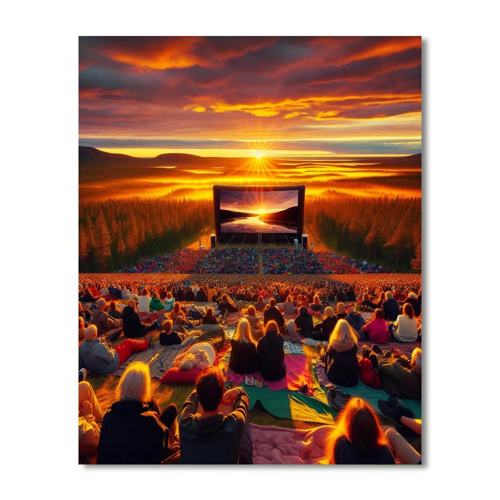 Helsinki Midnight Sun Film Festival - Finland Paint By Color