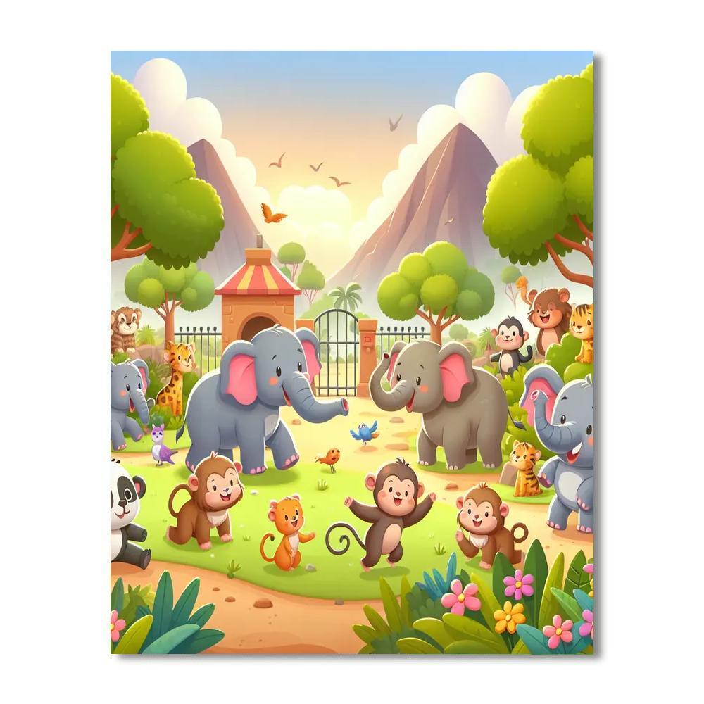 Animal Adventure Park Paint By Numbers Kits