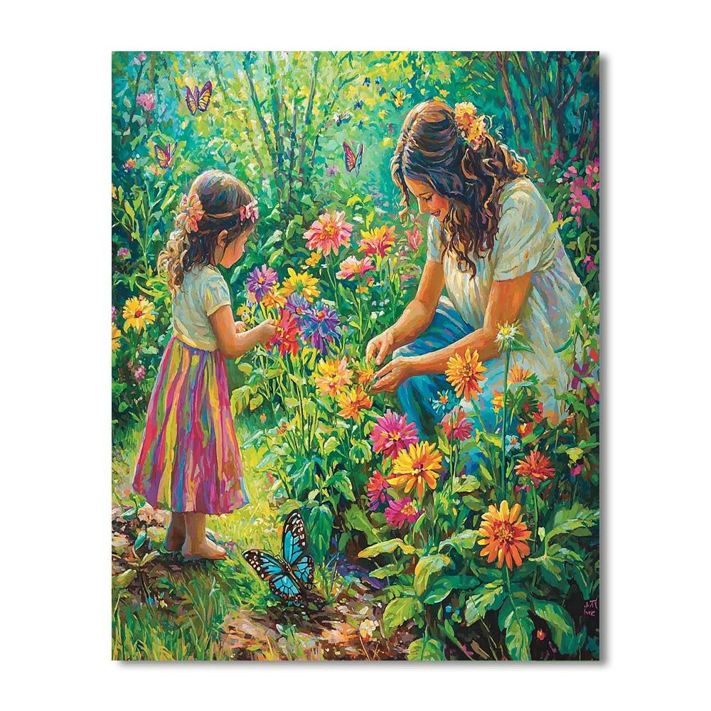 Mom's Love In Bloom Numbered Painting Kits
