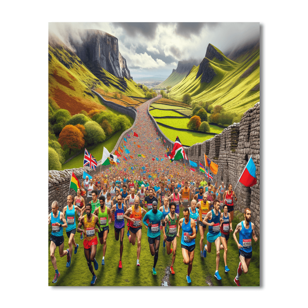 Great Wall Marathon - China Paint By Numbers