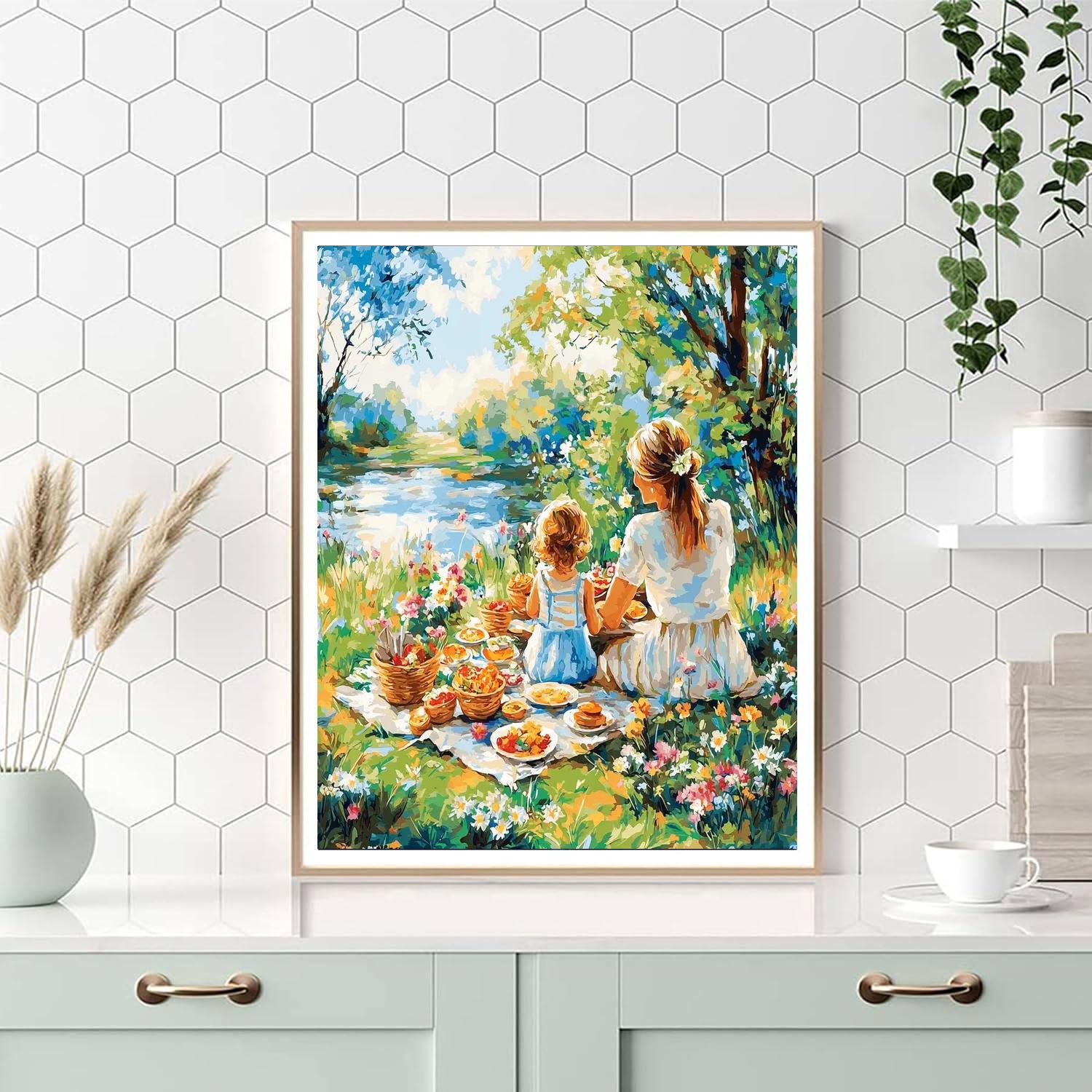 Picnic Under The Sun Numbered Painting Kits