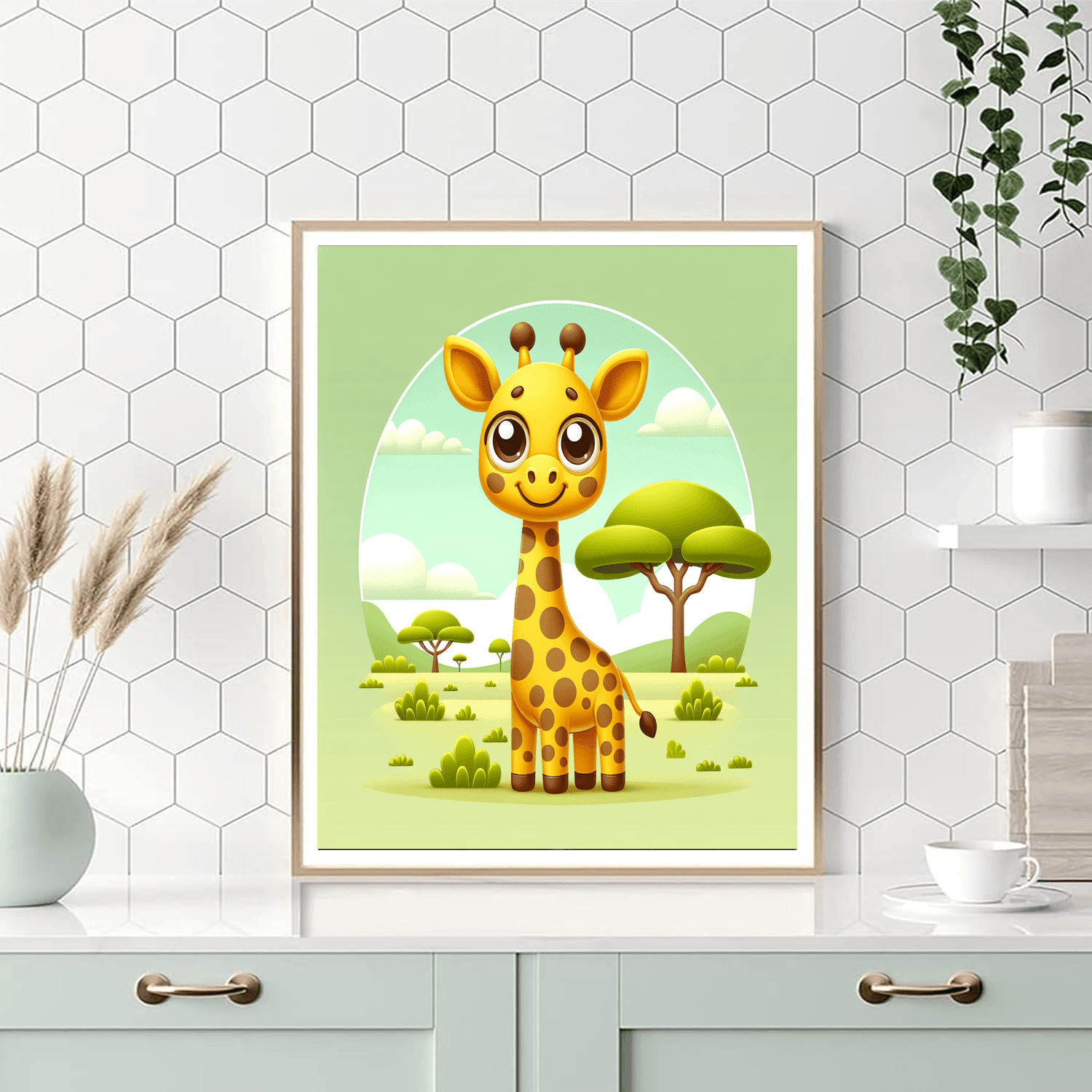 Gleeful Giraffe Paint By Color