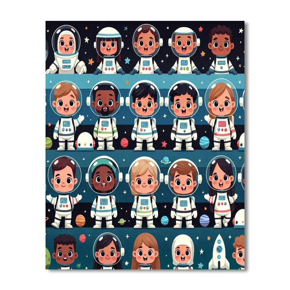 Galactic Adventurers Paint By Color