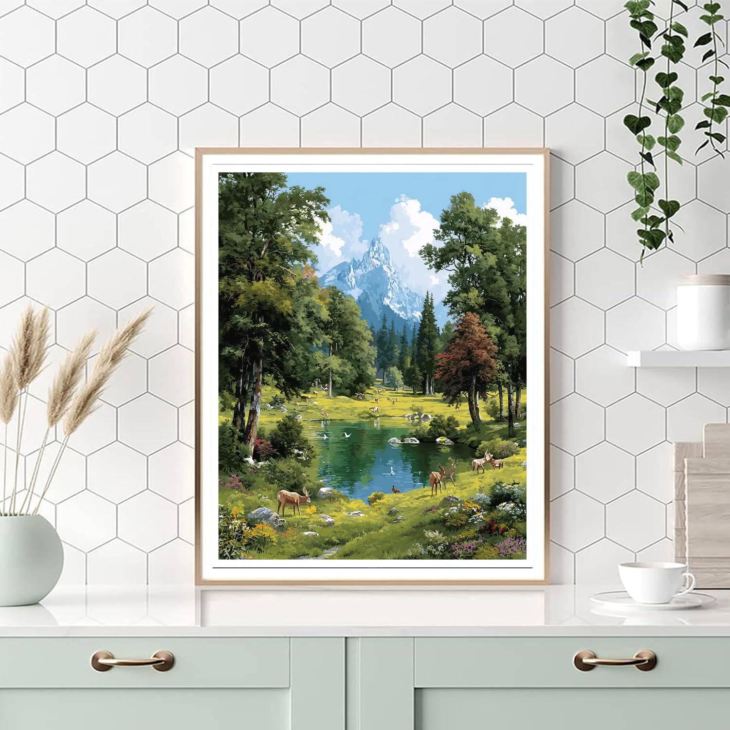 Together In Nature's Arms DIY Paint By Numbers