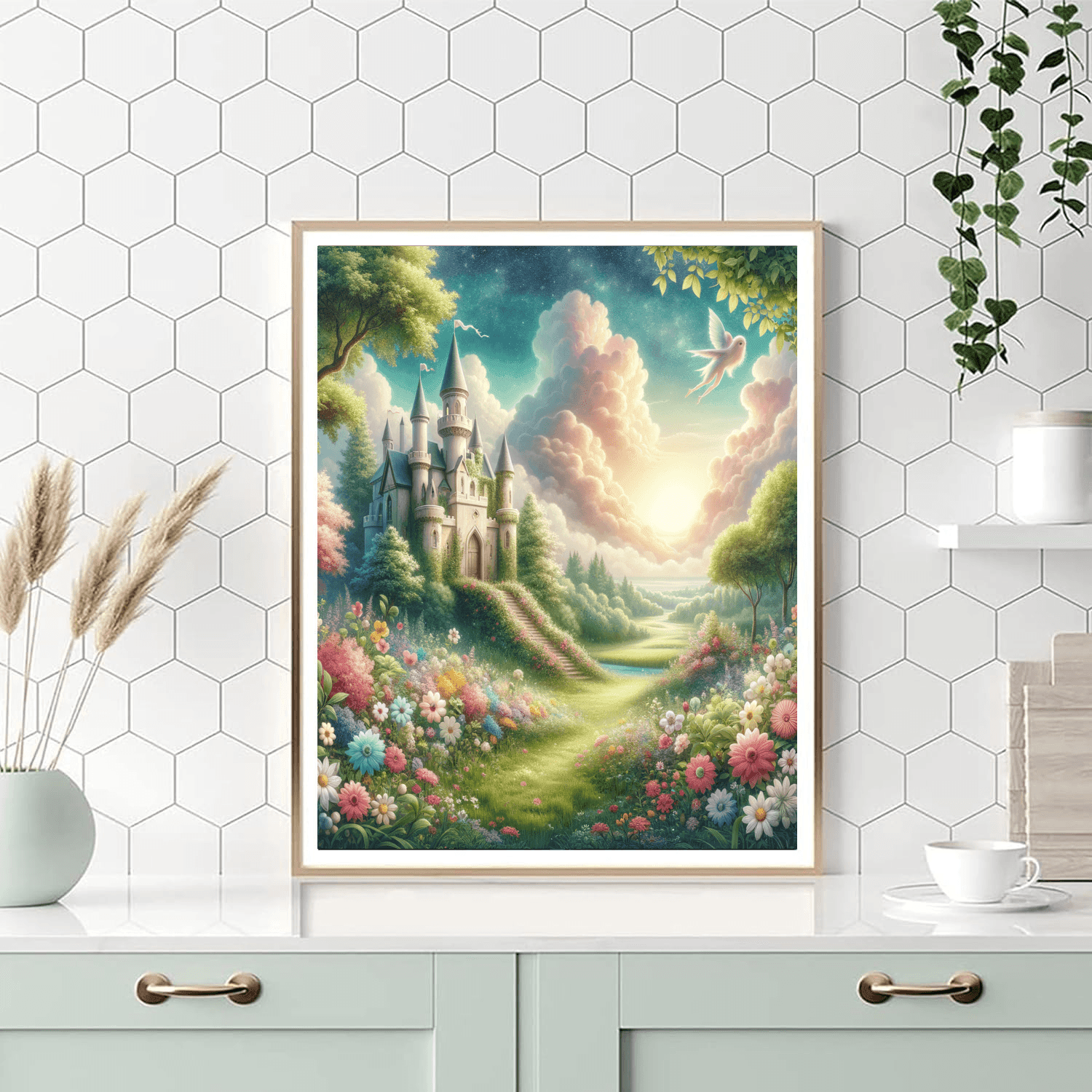 Charming Fairytale Castle Paint By Numbers