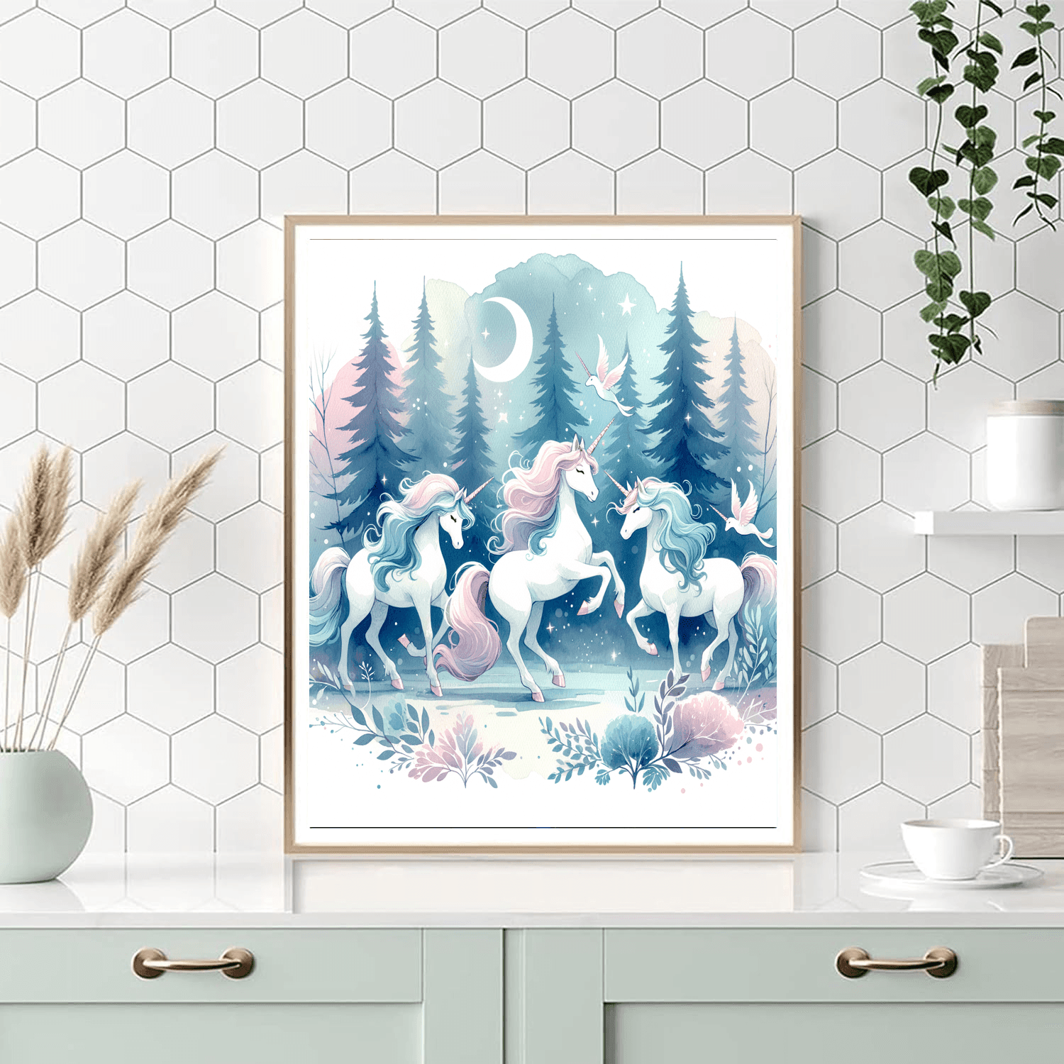 Magical Unicorns - DIY Painting By Numbers Kit