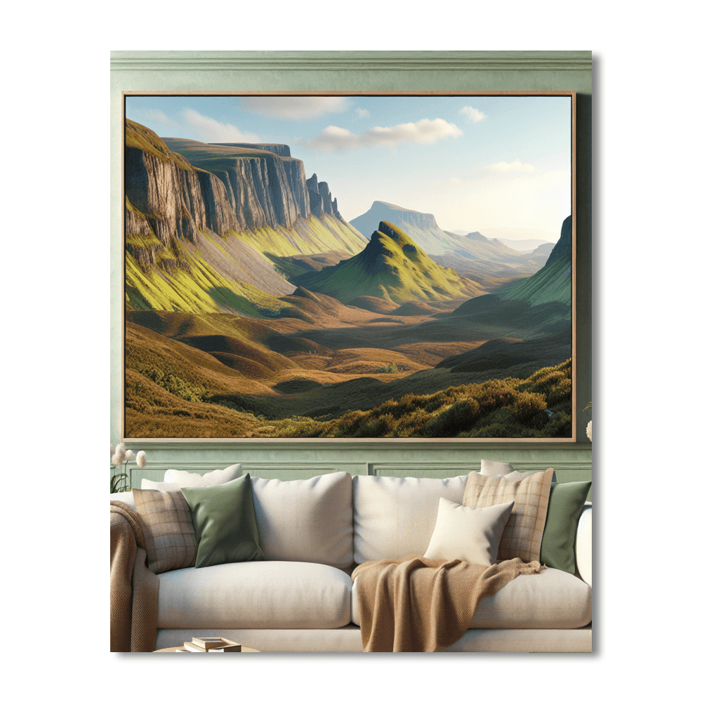 Scenic Highland Painting Number Kit