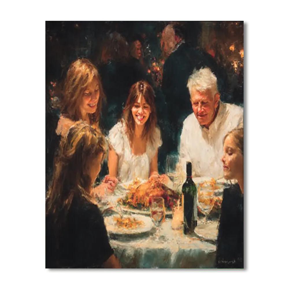 Evening Of Gratitude Number Painting