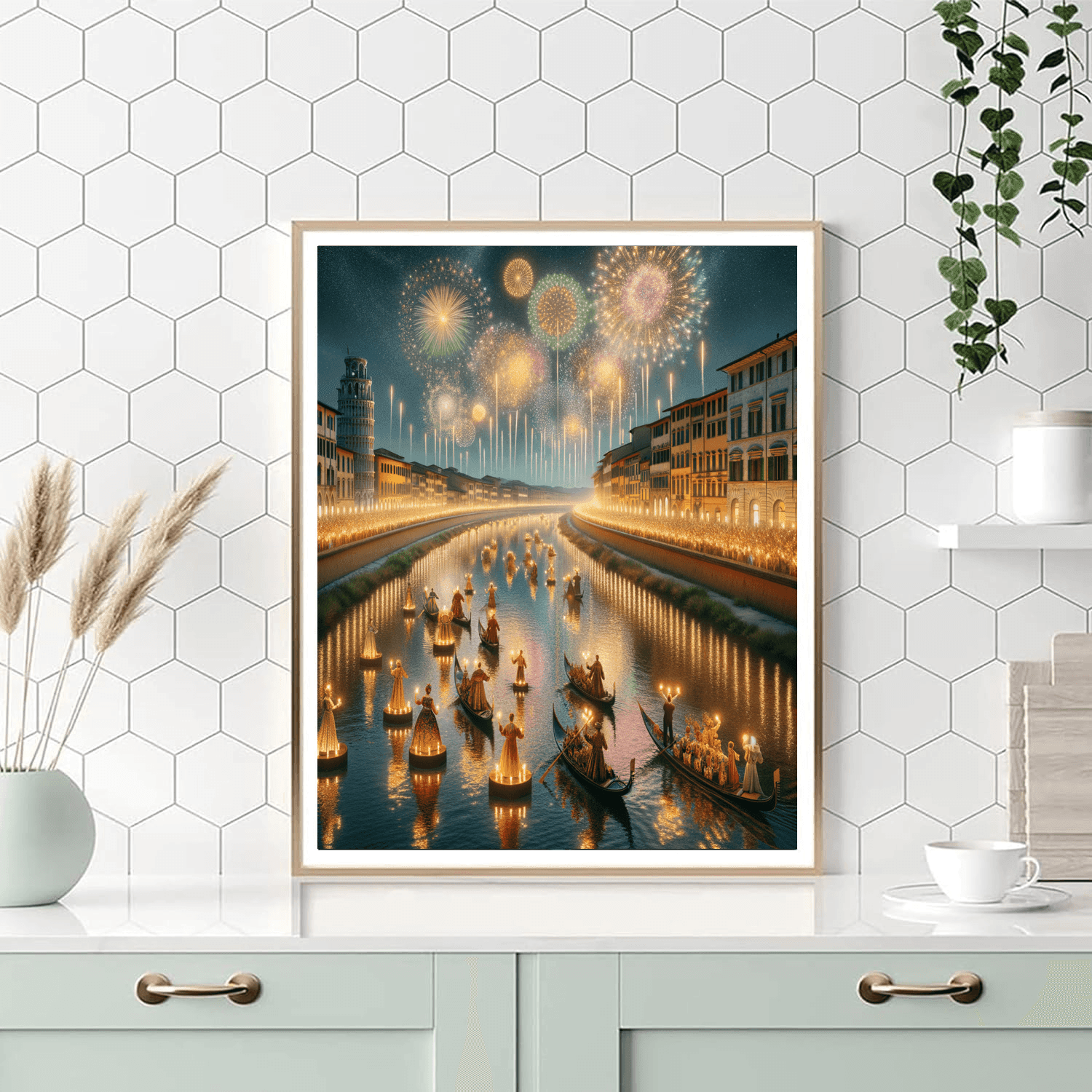 Luminara Di San Ranieri - Pisa Paint By Color