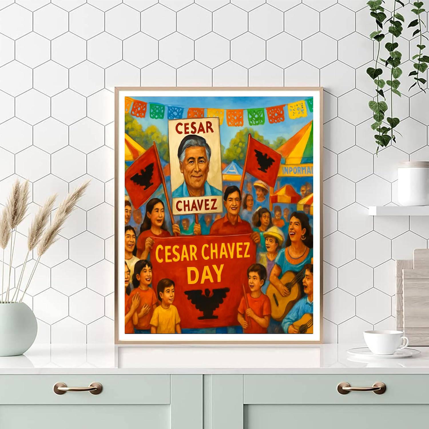 Cesar Chavez Day Paint By Number