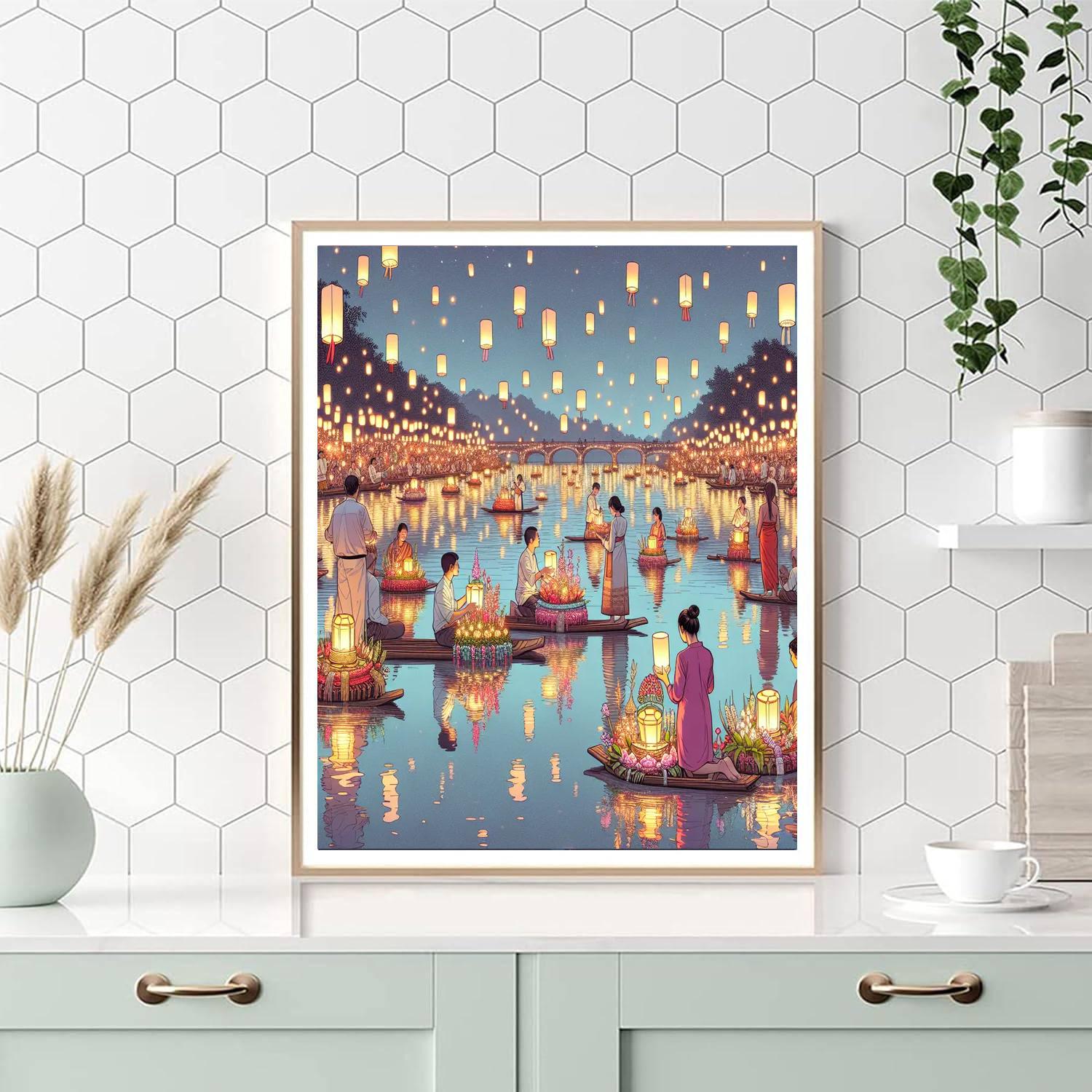 Loy Krathong Paint By Numbers Kits