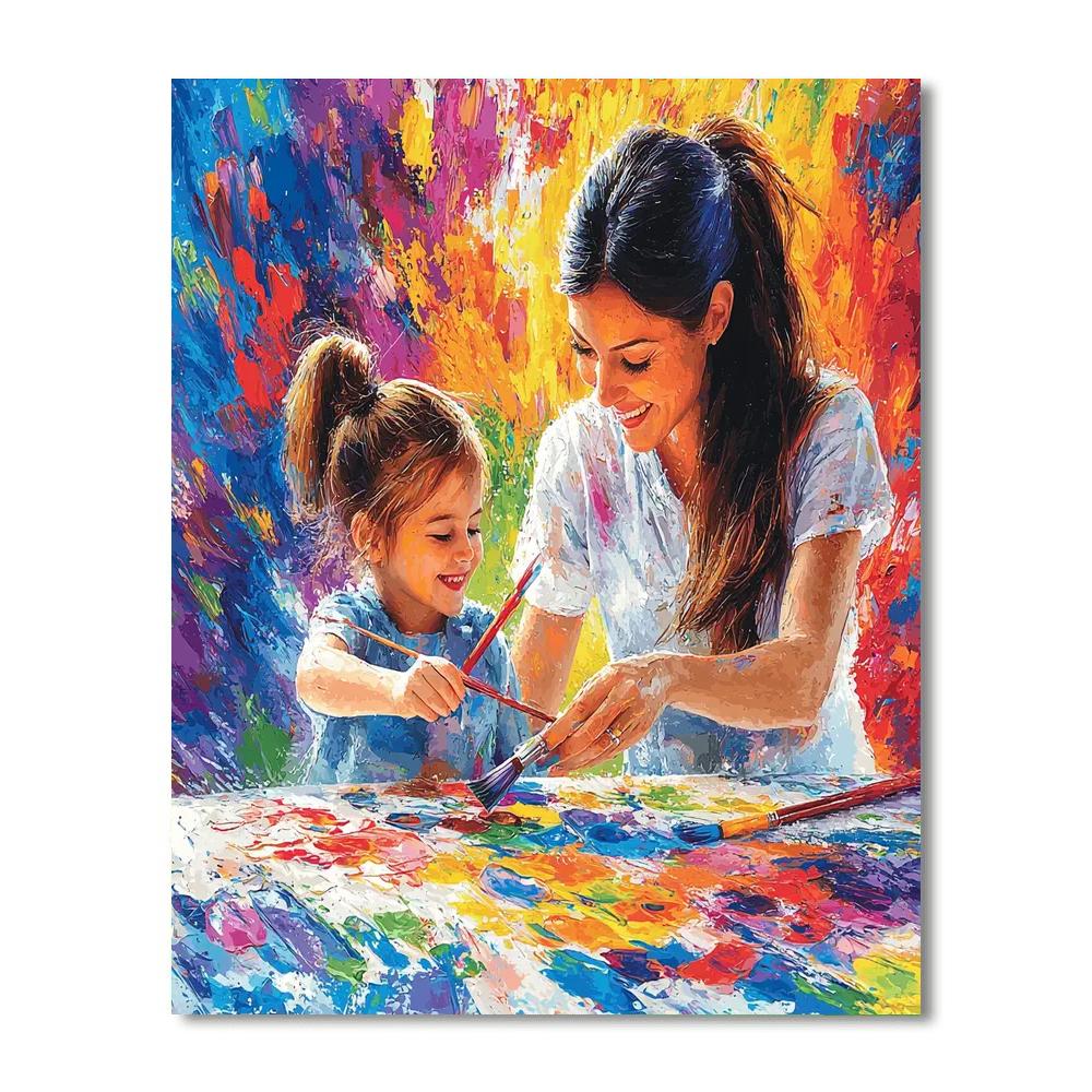 Colors Of Love Number Painting
