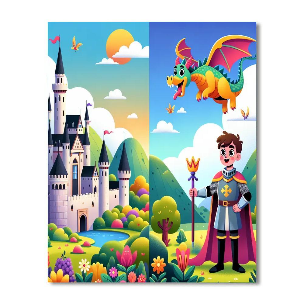 Epic Fairy Tale Adventure Paint By Numbers Art