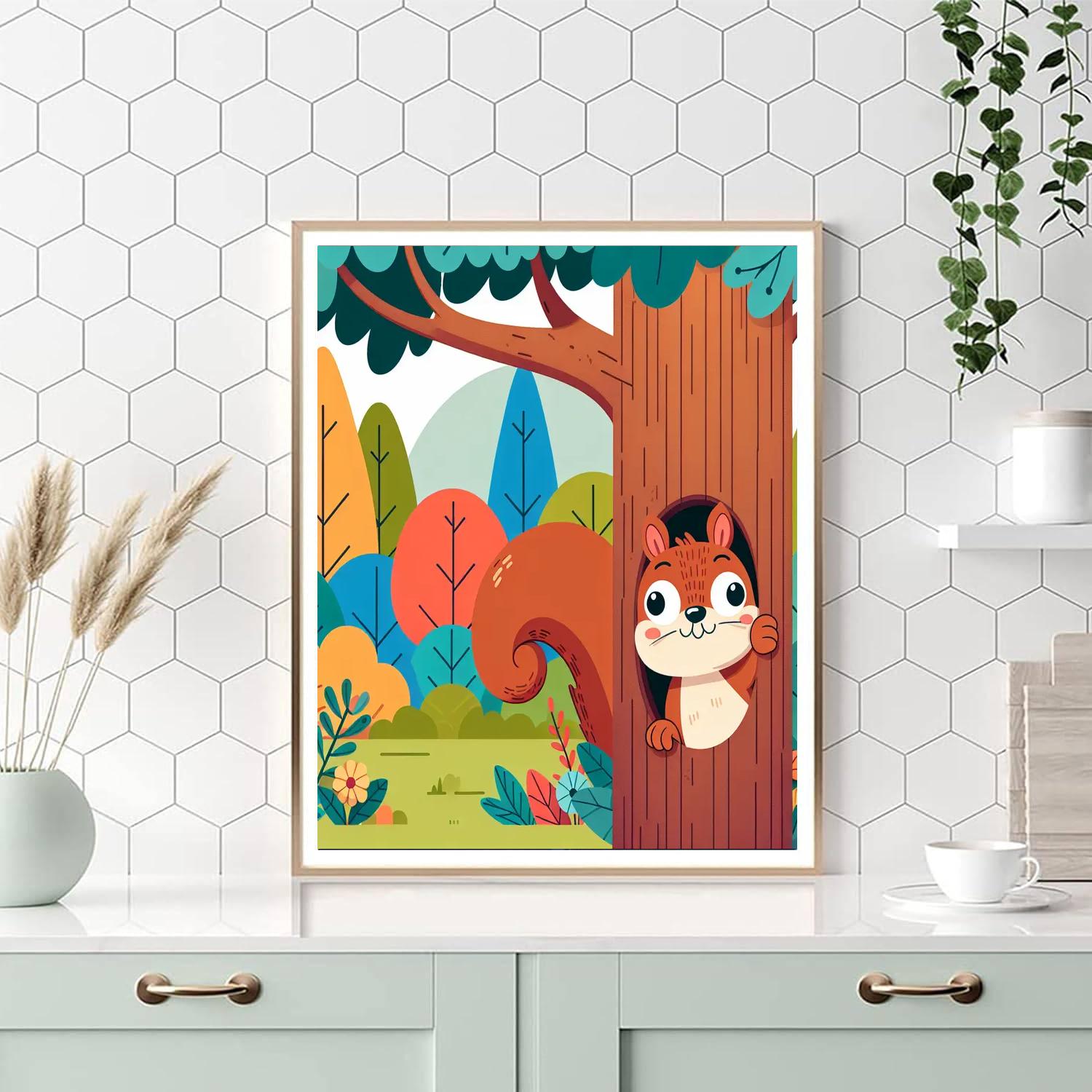 Woodland Creature Adventure Paint By Numbers Kits