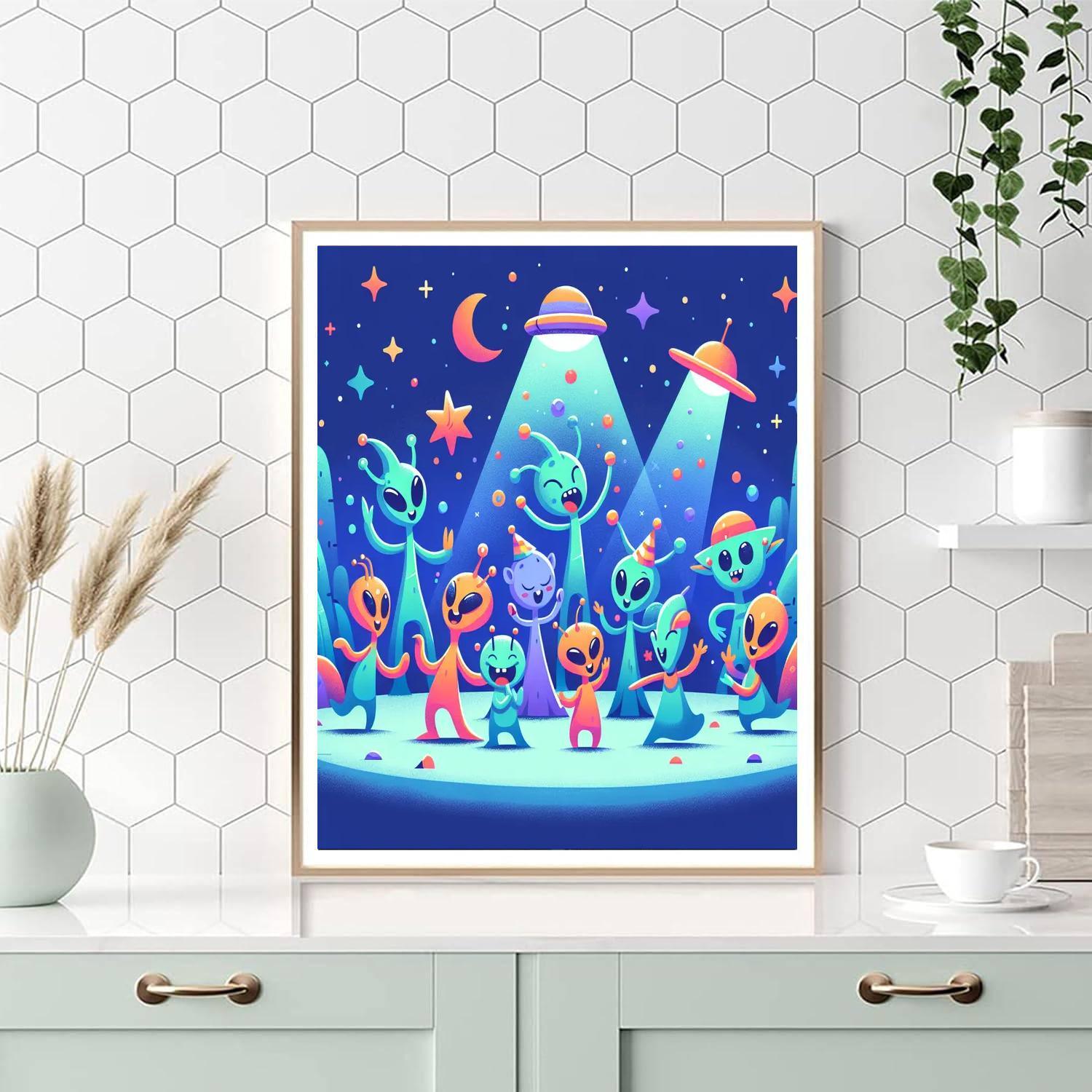 Galactic Gatherings Painting By Numbers Kit