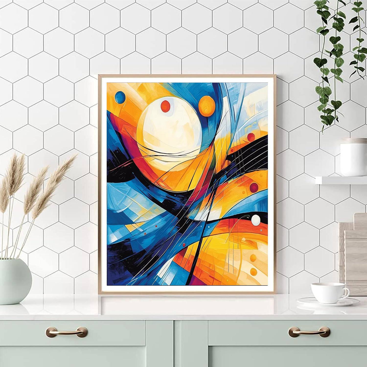 Paul Klee Inspired Rhythms Of Abstraction  Painting By Numbers Kit