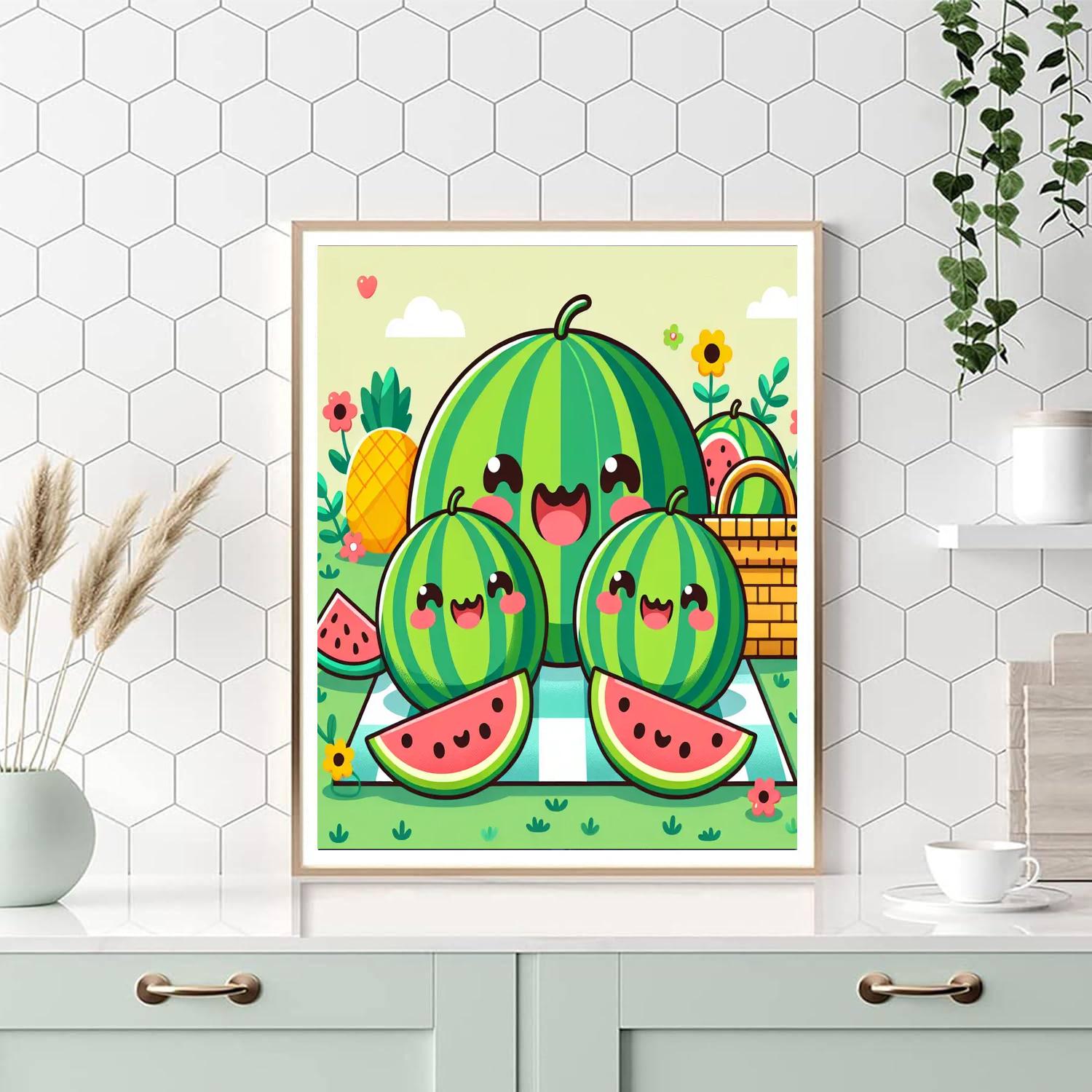 Wonderful Watermelons Paint By Numbers Kits