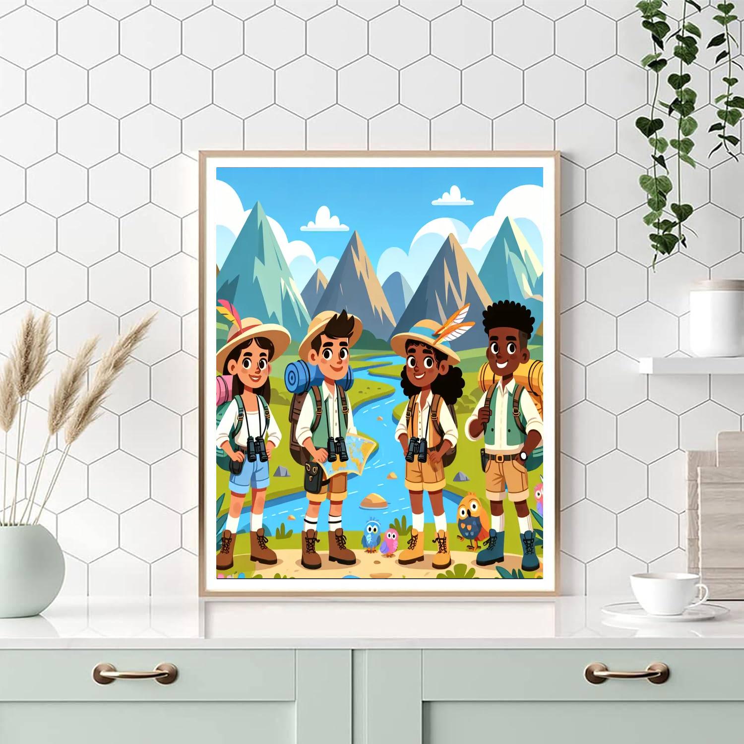 The Great Explorer's Journey DIY Paint By Numbers