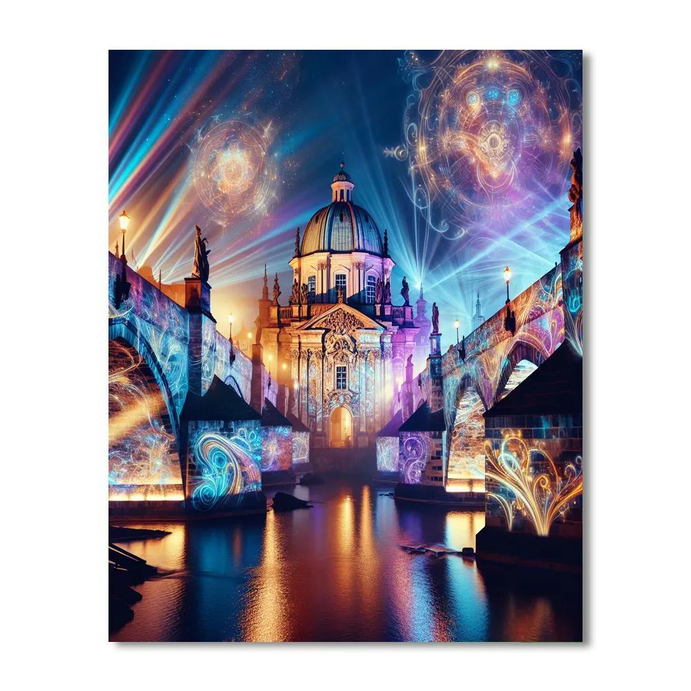 Lights On Festival - Prague DIY Paint By Numbers